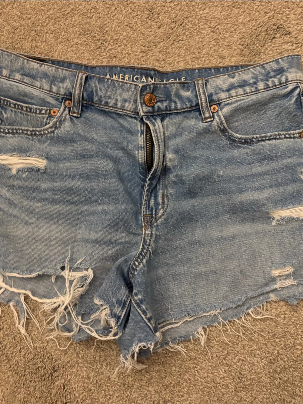 american eagle denim shorts